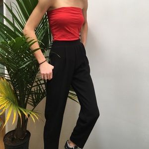 American apparel black trousers